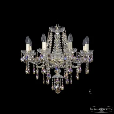 Подвесная люстра Bohemia Ivele Crystal 1415 1415/8/200 G R801 Подвесная люстра Bohemia Ivele Crystal 1415 1415/8/200 G R801