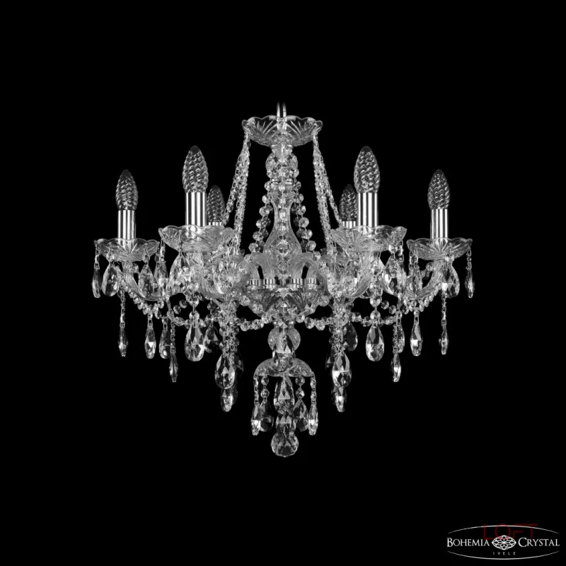 Подвесная люстра Bohemia Ivele Crystal 1415 1415/6/200 Ni Подвесная люстра Bohemia Ivele Crystal 1415 1415/6/200 Ni