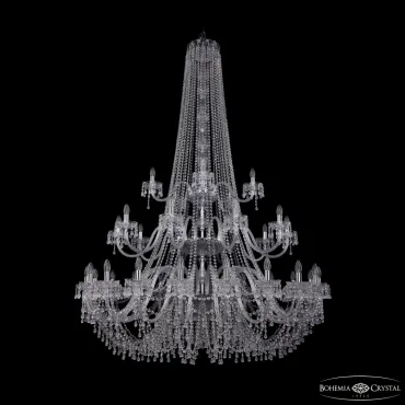 Подвесная люстра Bohemia Ivele Crystal 1410 1410/20+10+5/530/h-200/3d Ni V0300 Подвесная люстра Bohemia Ivele Crystal 1410 1410/20+10+5/530/h-200/3d Ni V0300