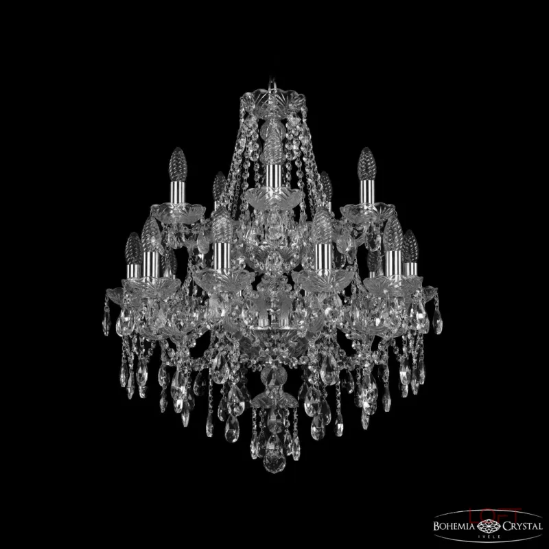 Подвесная люстра Bohemia Ivele Crystal 1415 1415/10+5/200/2d Ni