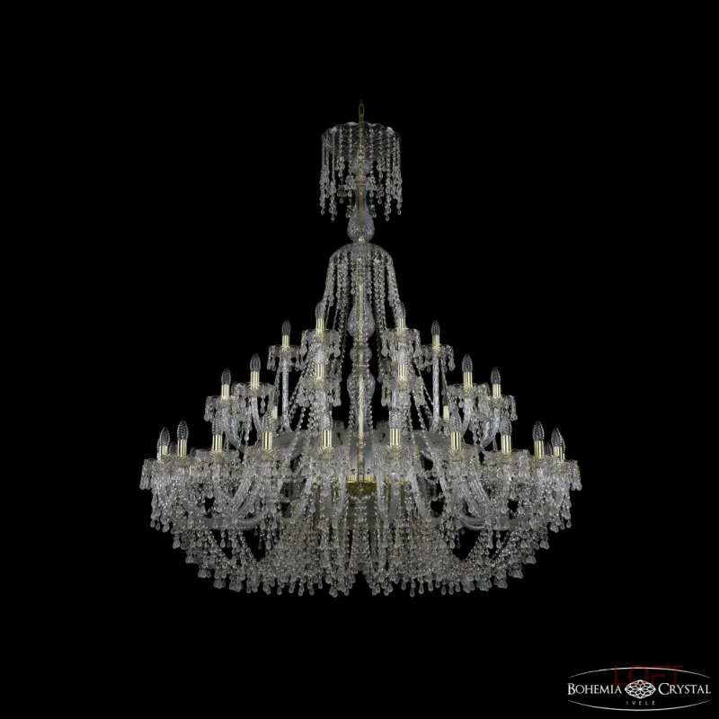 Подвесная люстра Bohemia Ivele Crystal 1410 1410/24+12+6/530/XL-167 G V0300 Подвесная люстра Bohemia Ivele Crystal 1410 1410/24+12+6/530/XL-167 G V0300