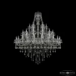 Подвесная люстра Bohemia Ivele Crystal 1415 1415/24+12+6/530 Ni