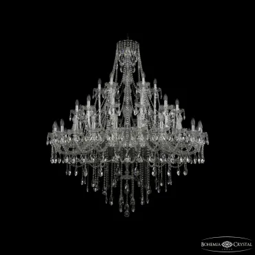 Подвесная люстра Bohemia Ivele Crystal 1415 1415/24+12+6/530 Ni