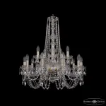 Подвесная люстра Bohemia Ivele Crystal 1402 1402/10+5/240/h-75 G