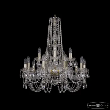 Подвесная люстра Bohemia Ivele Crystal 1402 1402/10+5/240/h-75 G Подвесная люстра Bohemia Ivele Crystal 1402 1402/10+5/240/h-75 G