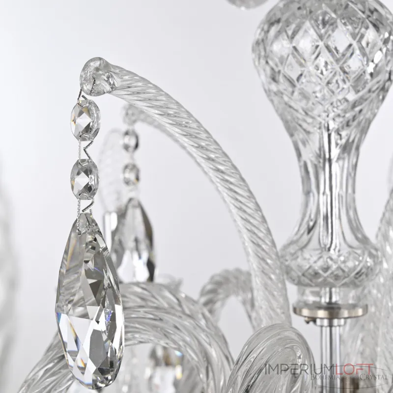 Подвесная люстра Bohemia Ivele Crystal 118 118/8/240 Ni Подвесная люстра Bohemia Ivele Crystal 118 118/8/240 Ni
