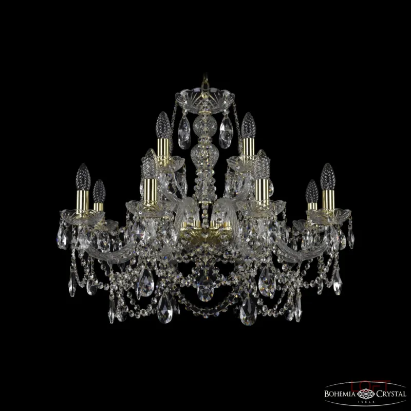 Подвесная люстра Bohemia Ivele Crystal 1411 1411/8+4/240 G