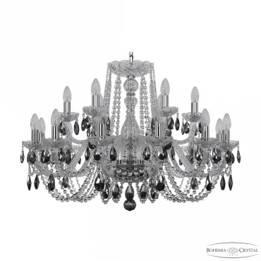 Подвесная люстра Bohemia Ivele Crystal 1402 1402/12+6/300 Ni K731