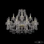 Подвесная люстра Bohemia Ivele Crystal 1403 1403/10+5/300 G