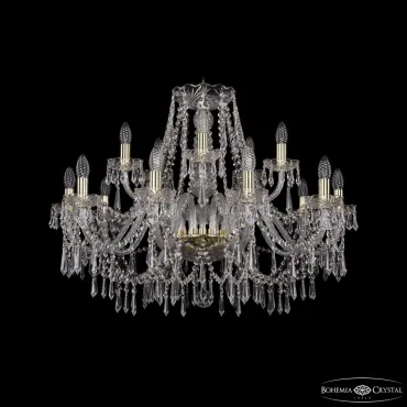 Подвесная люстра Bohemia Ivele Crystal 1403 1403/10+5/300 G