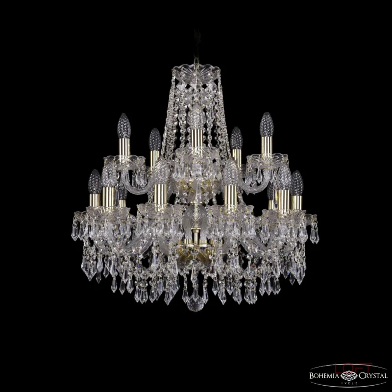 Подвесная люстра Bohemia Ivele Crystal 1403 1403/10+5/195/2d G Подвесная люстра Bohemia Ivele Crystal 1403 1403/10+5/195/2d G