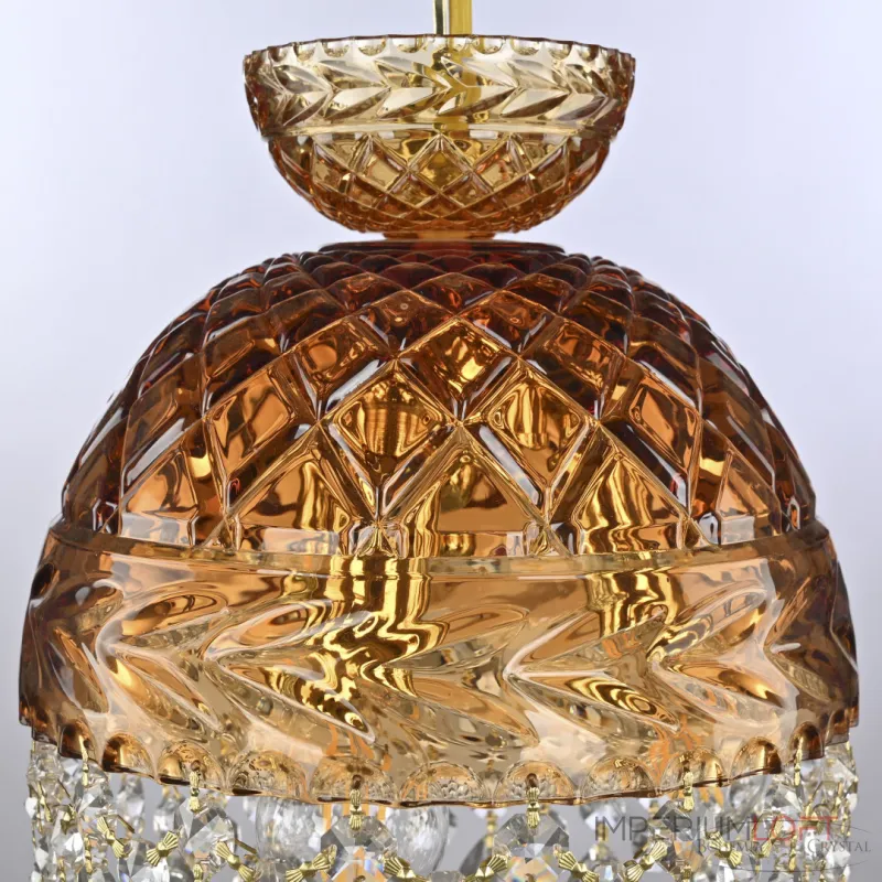 Подвесной светильник Bohemia Ivele Crystal 5478 5478/22 G Amber/M-1F