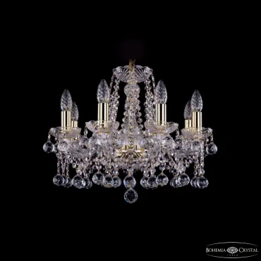 Подвесная люстра Bohemia Ivele Crystal 1413 1413/8/165 G Balls