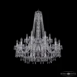 Подвесная люстра Bohemia Ivele Crystal 1403 1403/12+6/300/h-100/2d Ni
