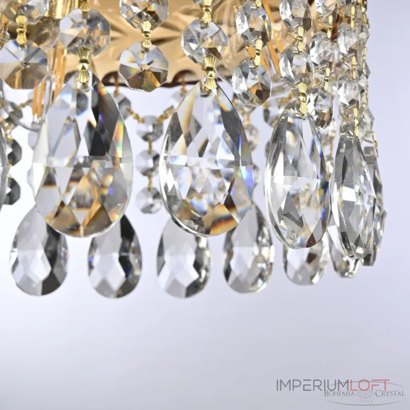 Подвесной светильник Bohemia Ivele Crystal 5478 5478/22 G Amber/M-1F