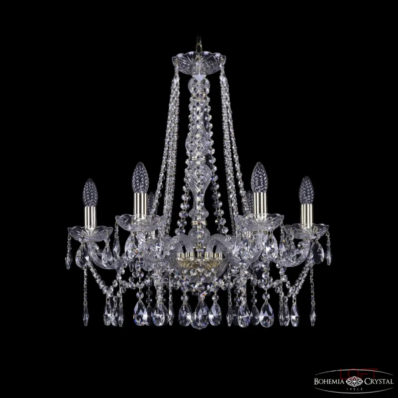 Подвесная люстра Bohemia Ivele Crystal 1413 1413/6/200/h-60 G