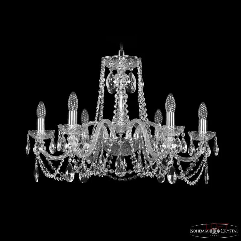 Подвесная люстра Bohemia Ivele Crystal 1402 1402/6/240 Ni