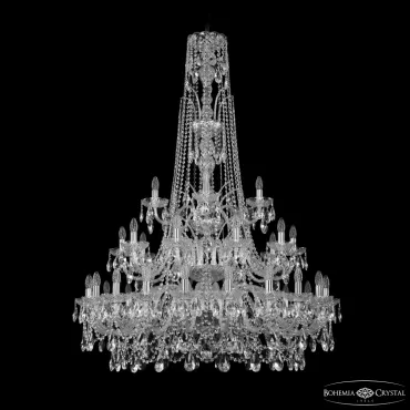 Подвесная люстра Bohemia Ivele Crystal 1411 1411/20+10+5/400/XL-155/3d Ni