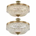 Потолочная люстра Bohemia Ivele Crystal 1901 19011/45IV/LED-DIM G
