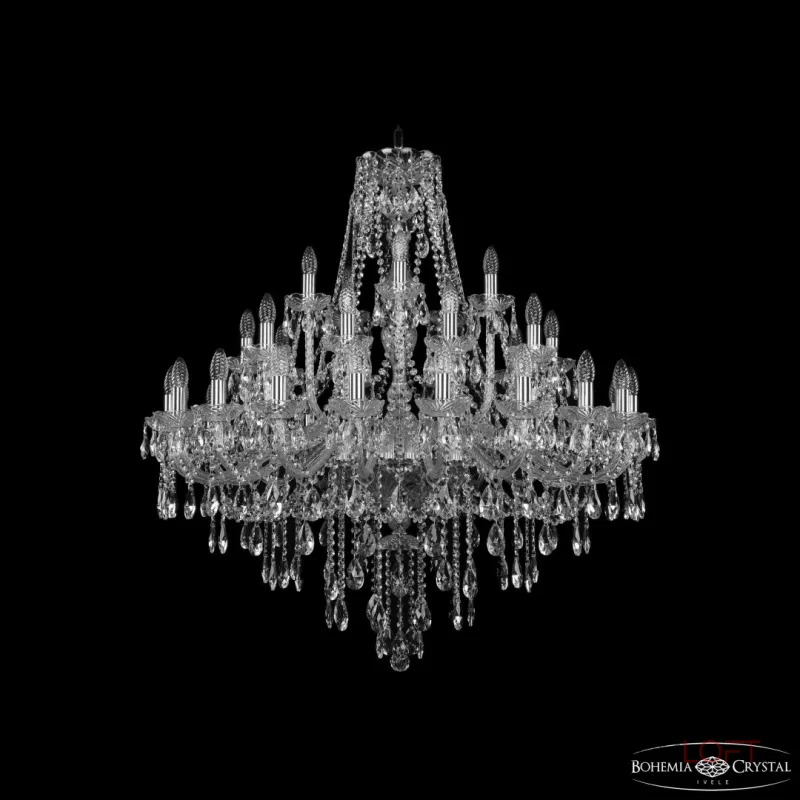 Подвесная люстра Bohemia Ivele Crystal 1415 1415/20+10+5/360 Ni Подвесная люстра Bohemia Ivele Crystal 1415 1415/20+10+5/360 Ni