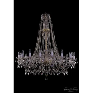 Подвесная люстра Bohemia Ivele Crystal 1411 1411/16/400/XL-115 G Подвесная люстра Bohemia Ivele Crystal 1411 1411/16/400/XL-115 G