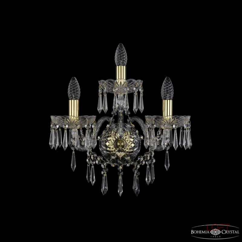 Бра Bohemia Ivele Crystal 1403 1403B/2+1/160/XL G Бра Bohemia Ivele Crystal 1403 1403B/2+1/160/XL G