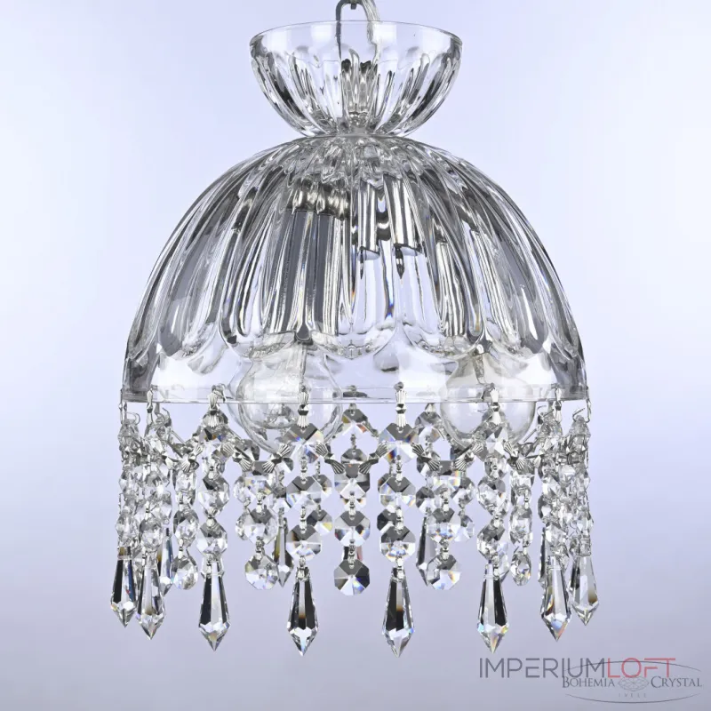 Подвесной светильник Bohemia Ivele Crystal 5478 5478/22 Ni Clear/M-1H Drops