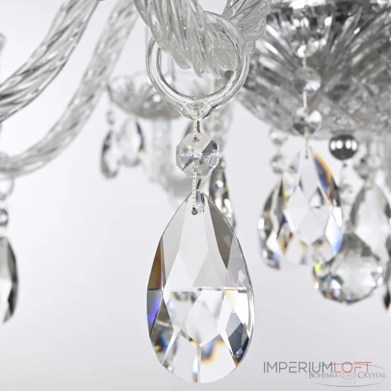 Подвесная люстра Bohemia Ivele Crystal 118 118/8/240 Ni Подвесная люстра Bohemia Ivele Crystal 118 118/8/240 Ni