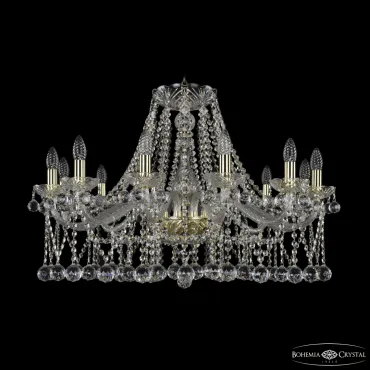 Подвесная люстра Bohemia Ivele Crystal 1413 1413/12/300 G Balls Подвесная люстра Bohemia Ivele Crystal 1413 1413/12/300 G Balls