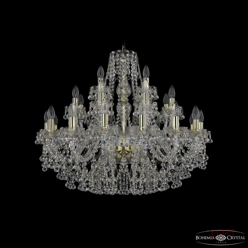 Подвесная люстра Bohemia Ivele Crystal 1409 1409/16+8+4/300 G