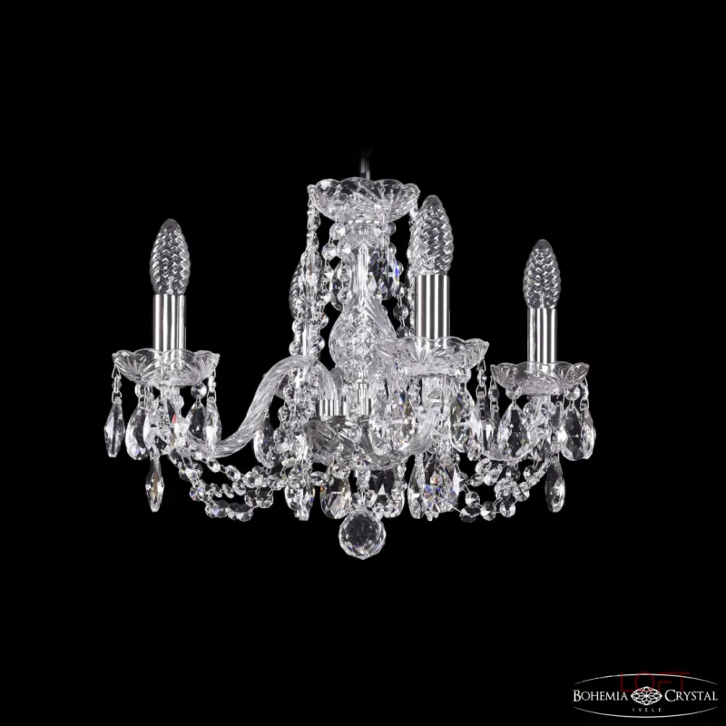 Подвесная люстра Bohemia Ivele Crystal 1402 1402/4/141 Ni Подвесная люстра Bohemia Ivele Crystal 1402 1402/4/141 Ni