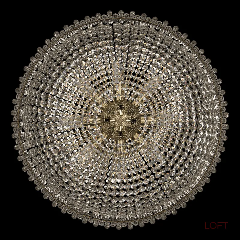 Потолочная люстра Bohemia Ivele Crystal 1901 19011/55IV G