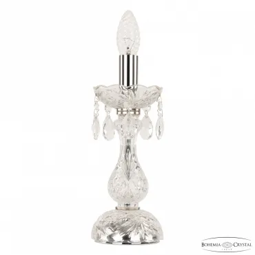 Настольная лампа Bohemia Ivele Crystal 107 107L/1-27 Ni