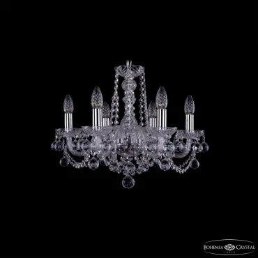 Подвесная люстра Bohemia Ivele Crystal 1402 1402/6/160 Ni Balls
