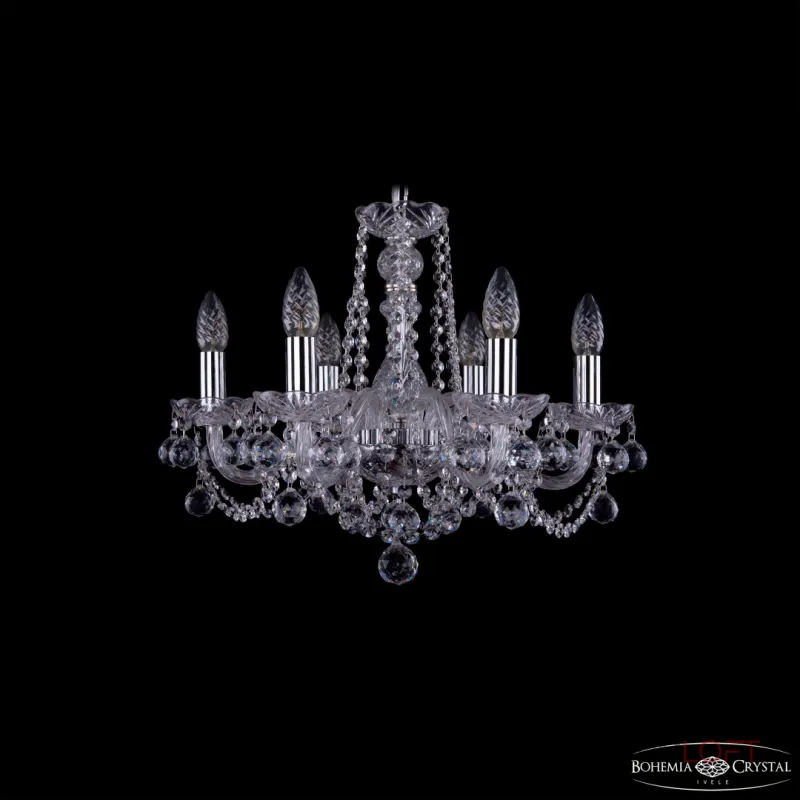 Подвесная люстра Bohemia Ivele Crystal 1402 1402/6/160 Ni Balls Подвесная люстра Bohemia Ivele Crystal 1402 1402/6/160 Ni Balls