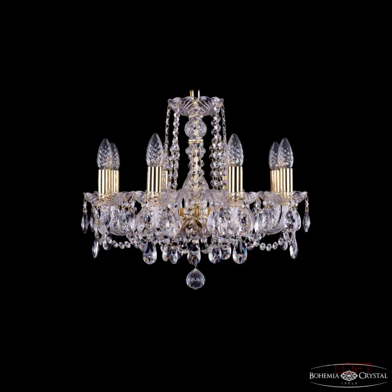 Подвесная люстра Bohemia Ivele Crystal 1402 1402/8/160 G