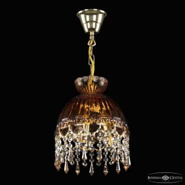 Подвесной светильник Bohemia Ivele Crystal 5478 5478/22 G Amber/M-1G Drops K721 Подвесной светильник Bohemia Ivele Crystal 5478 5478/22 G Amber/M-1G Drops K721