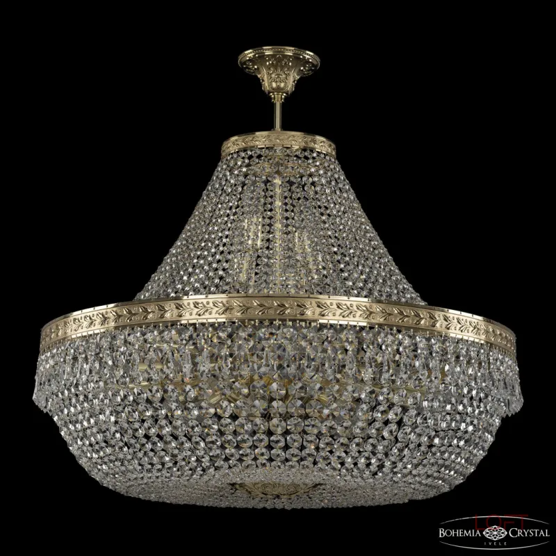 Подвесная люстра Bohemia Ivele Crystal 1901 19011/H1/80IV G Подвесная люстра Bohemia Ivele Crystal 1901 19011/H1/80IV G