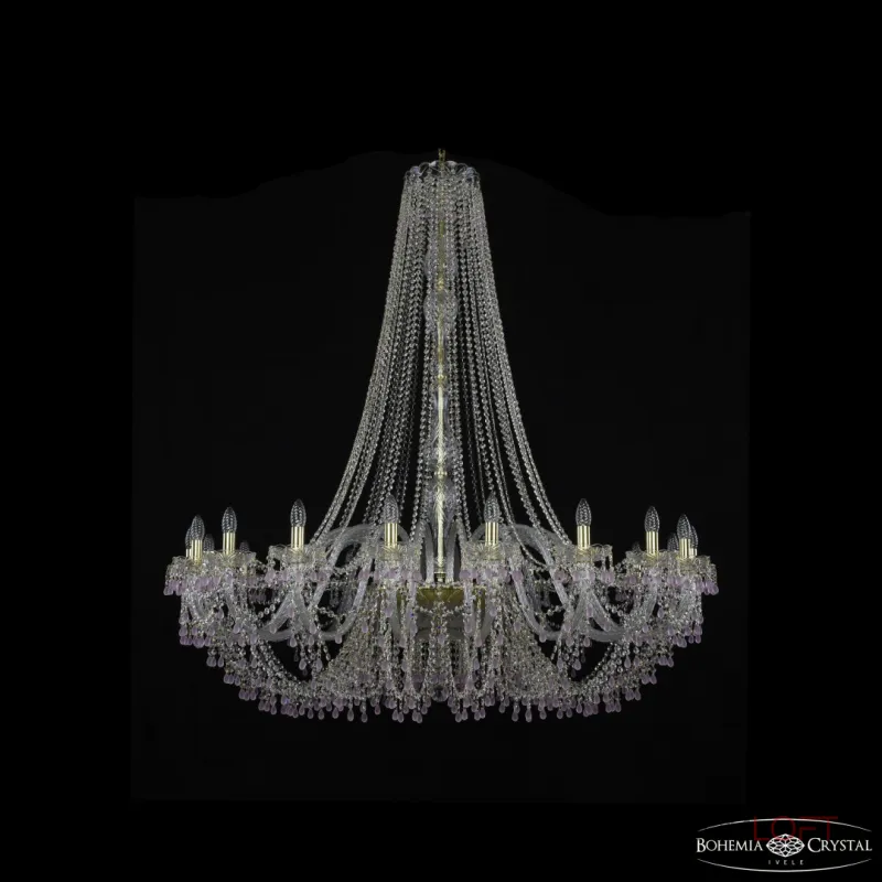 Подвесная люстра Bohemia Ivele Crystal 1410 1410/20/530/h-157 G V7010 Подвесная люстра Bohemia Ivele Crystal 1410 1410/20/530/h-157 G V7010