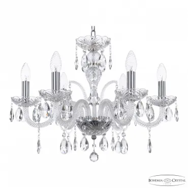 Подвесная люстра Bohemia Ivele Crystal 118 118/6/195 Ni