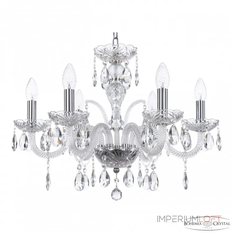 Подвесная люстра Bohemia Ivele Crystal 118 118/6/195 Ni Подвесная люстра Bohemia Ivele Crystal 118 118/6/195 Ni