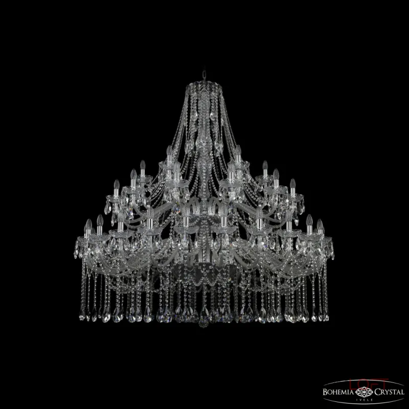 Подвесная люстра Bohemia Ivele Crystal 1413 1413/24+12+6/530/2d Ni