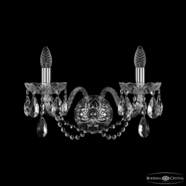 Бра Bohemia Ivele Crystal 1402 1402B/2/195/XL Ni Бра Bohemia Ivele Crystal 1402 1402B/2/195/XL Ni