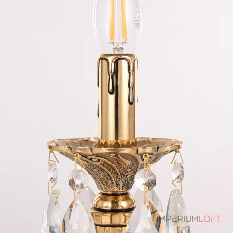 Настольная лампа Bohemia Ivele Crystal AL77 AL77100L/1-32 GB