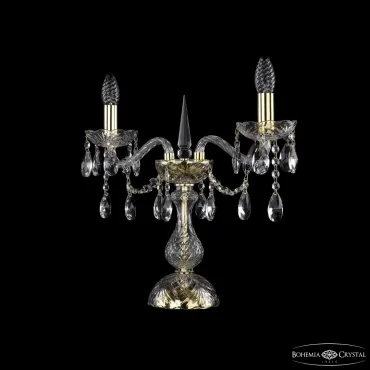 Настольная лампа Bohemia Ivele Crystal 1413 1413L/2/141-39 G