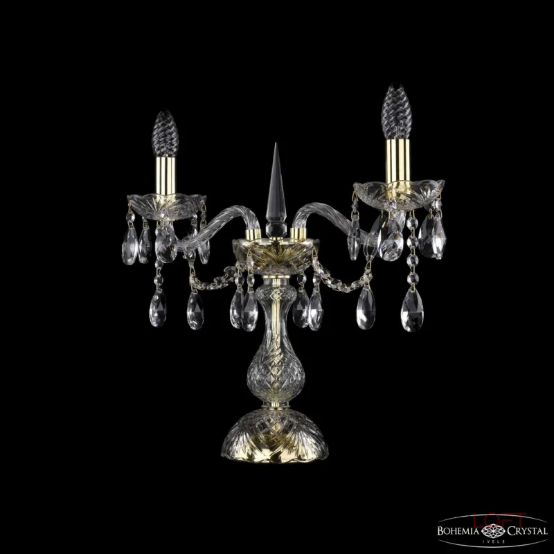 Настольная лампа Bohemia Ivele Crystal 1413 1413L/2/141-39 G