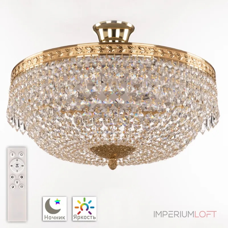 Потолочная люстра Bohemia Ivele Crystal 1901 19011/45IV/LED-DIM G Потолочная люстра Bohemia Ivele Crystal 1901 19011/45IV/LED-DIM G