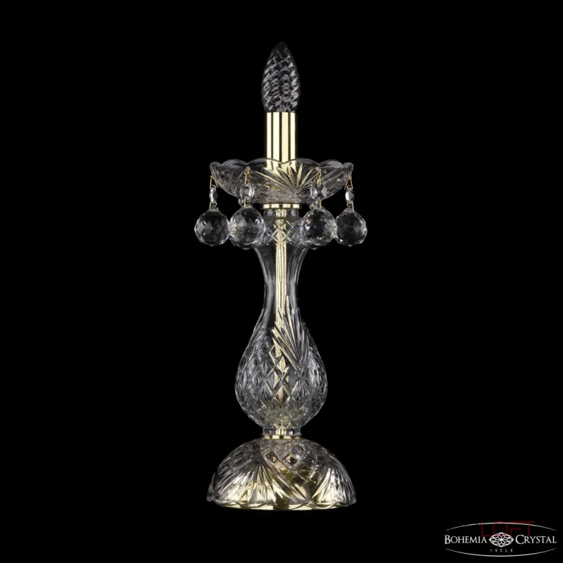Настольная лампа Bohemia Ivele Crystal 1409 1409L/1-35 G Настольная лампа Bohemia Ivele Crystal 1409 1409L/1-35 G