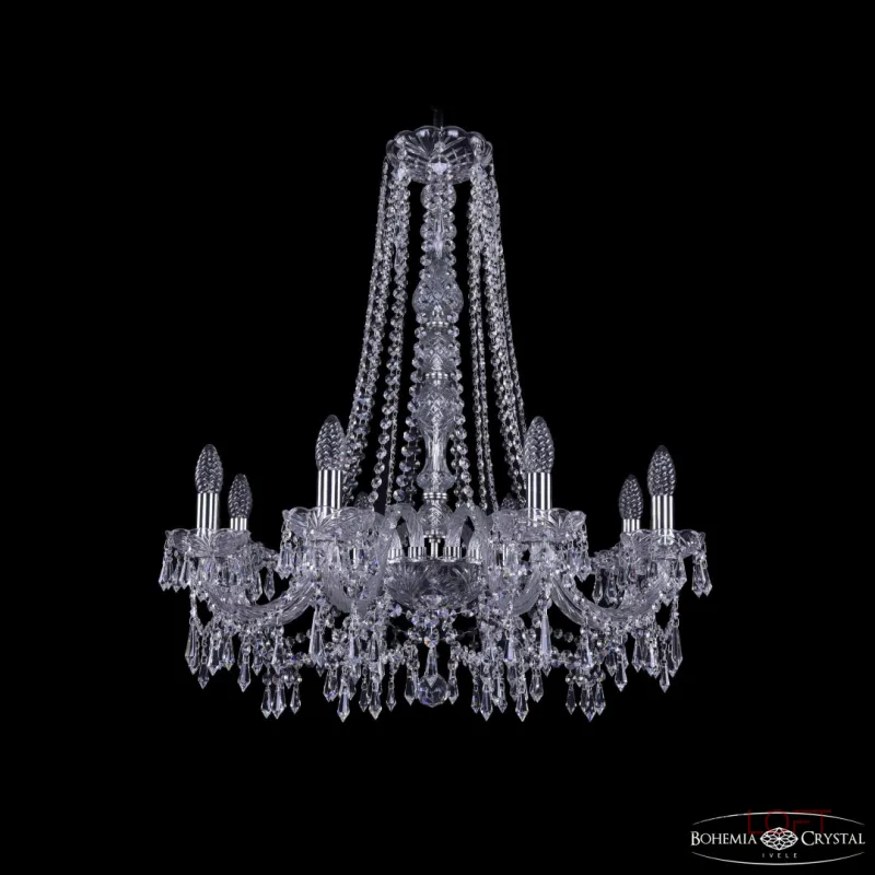 Подвесная люстра Bohemia Ivele Crystal 1403 1403/8/240/h-76 Ni