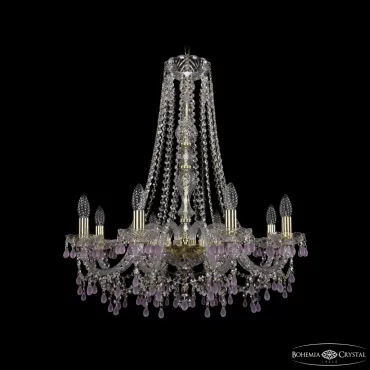 Подвесная люстра Bohemia Ivele Crystal 1410 1410/8/240/h-74 G V7010 Подвесная люстра Bohemia Ivele Crystal 1410 1410/8/240/h-74 G V7010